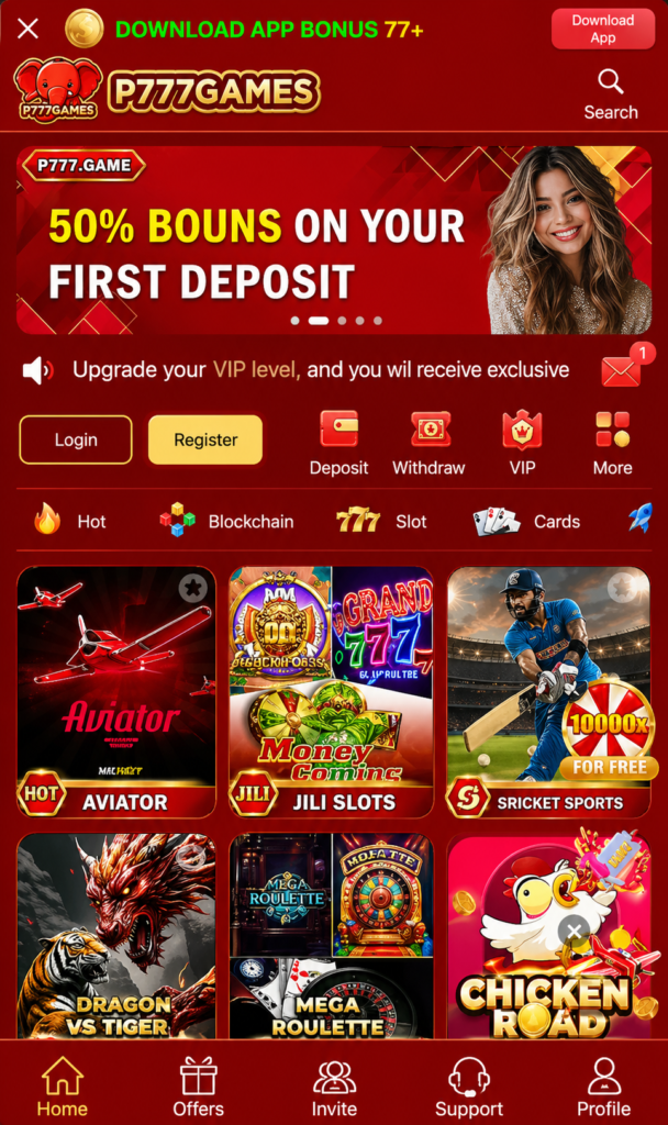 Key Features of P777 Game APK